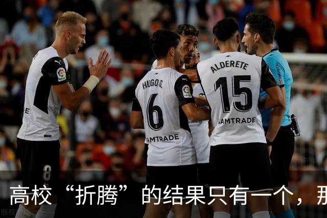高校“折腾”的结果只有一个，那就是老师们都开始不务正业了！